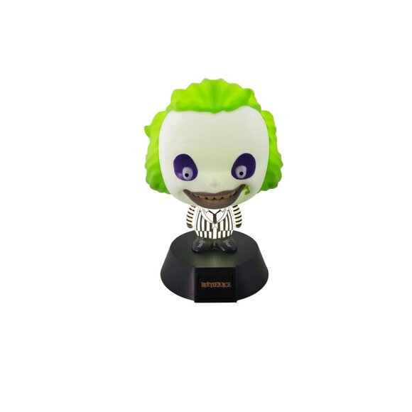 Beetlejuice Paladone Vinyl Figure Collectible Light Up Toy With Green Hair & Bla - Picture 1 of 5